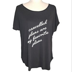 Chic Black Graphic Tee